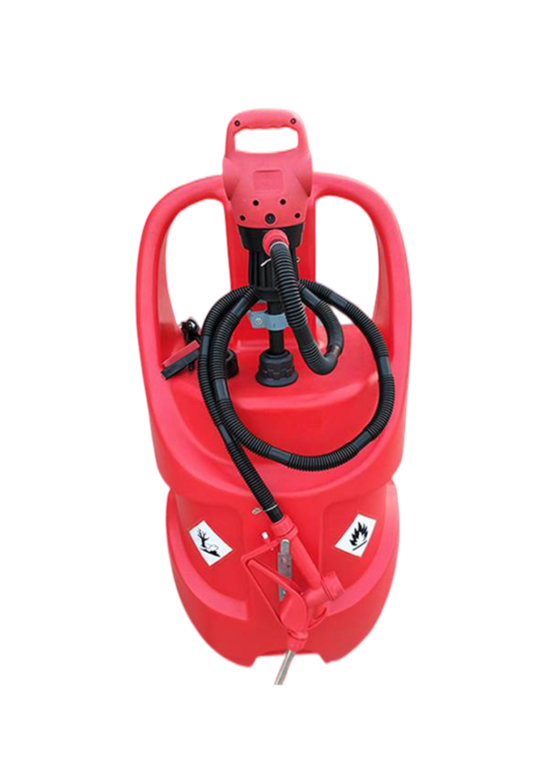 75L Diesel Fuel Poly Mobile Tank with battery pump with wheels